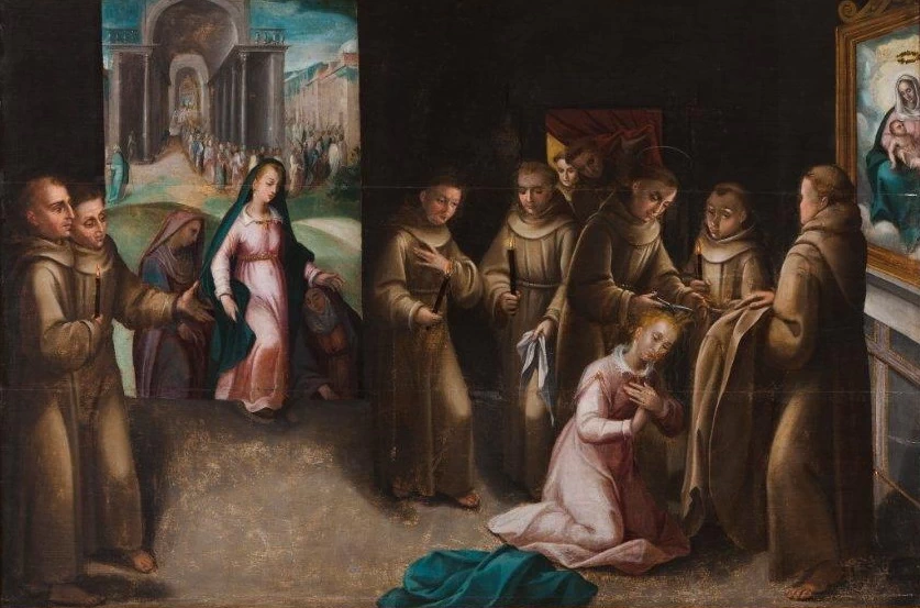 Scene della vita di santa Chiara - attribuito
